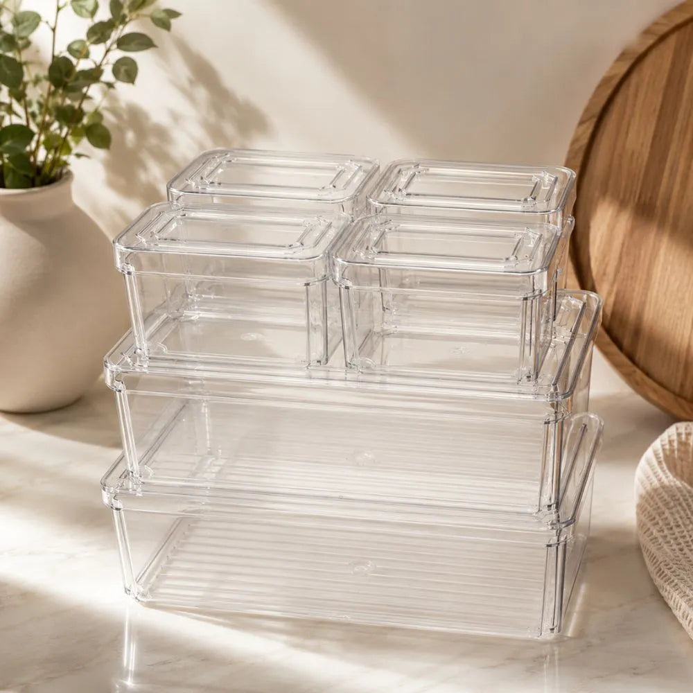 Organizadores De Nevera x7pcs | "Alimentos frescos, visibles y organizados"