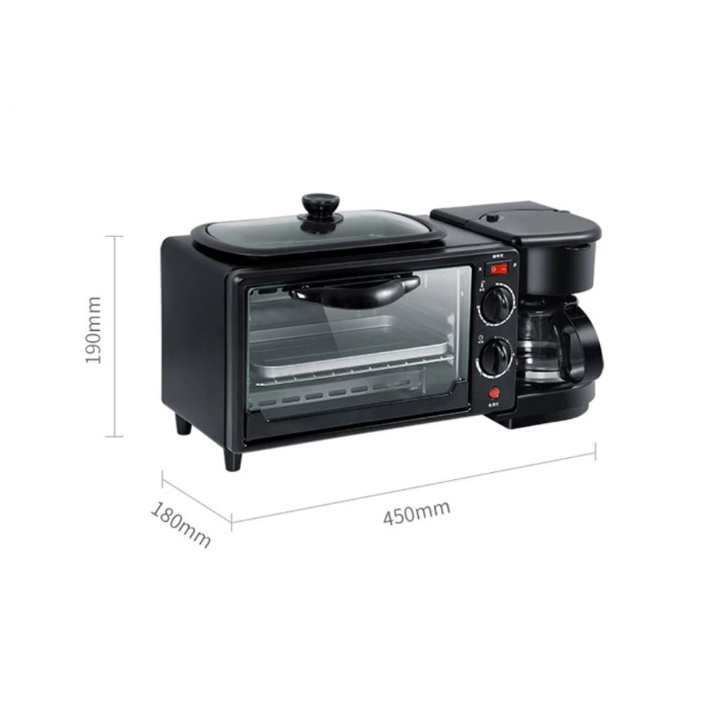 ♨️ SincroCook | Horno 3 en 1 | "Desayuno completo y tiempo optimizado."