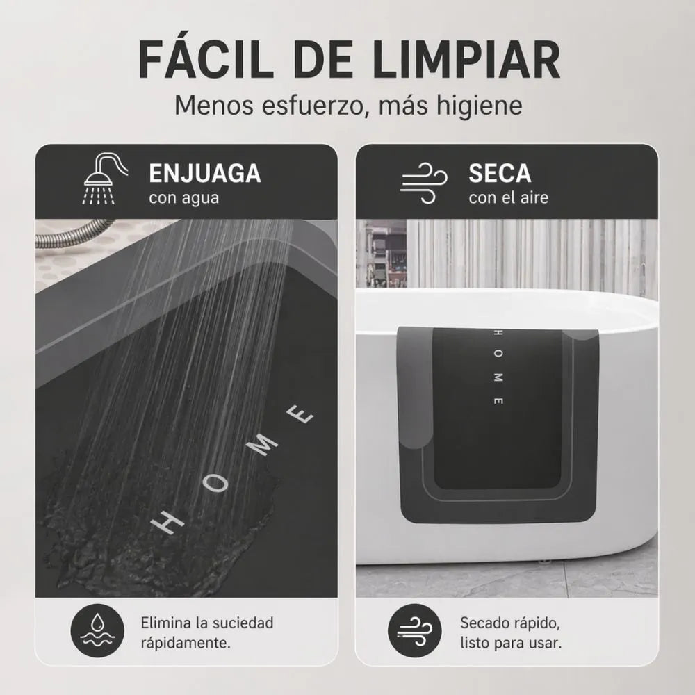 Set de Tapete Absorbente x 3 | Olvídate de los Charcos y la Humedad en tu Baño.