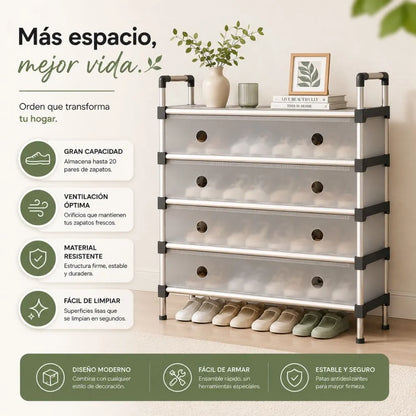 👠 Organizador de Zapatos 🥾 | "Simplifica la vida de mamá con un orden total"