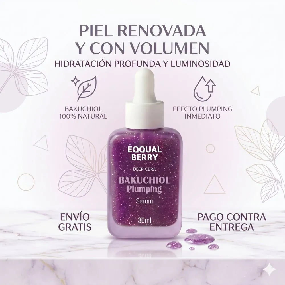 Eqqualberry Bakuchiol Plumping | "Firmeza y Elasticidad Para Tu Rostro"