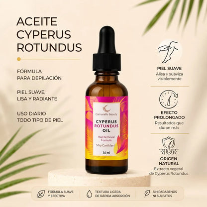 🪾Cyperus Rotundus Oil | "Tu secreto natural para debilitar el vello de raíz"🆓