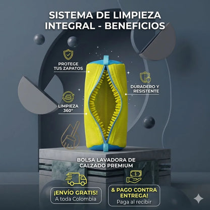 👟 Bolsa Para Lavar Zapatos | "Lava tus tenis en lavadora sin dañarlos" 🥾