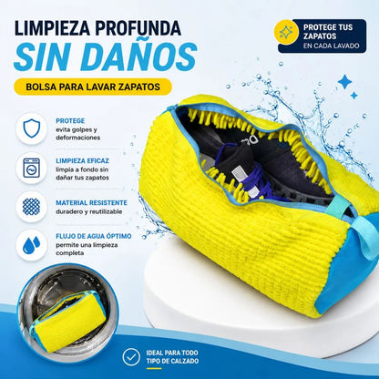 👟 Bolsa Para Lavar Zapatos | "Lava tus tenis en lavadora sin dañarlos" 🥾