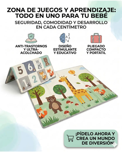 🏖️ Tapete Colchoneta Bebés | "Estimula su desarrollo con diversión total para tu bebe"