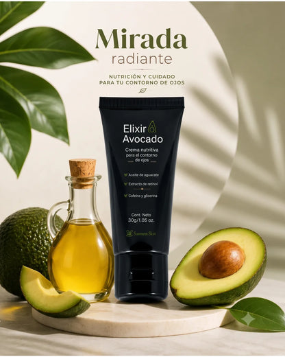 🥑 Contorno De Ojos De Aguacate Y Retinol | "Reduce bolsas, ojeras y mirada cansada"