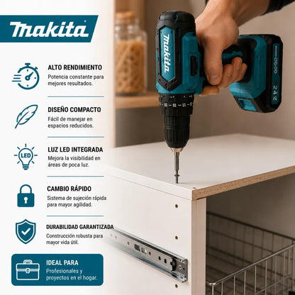 🛠️ A480 Taladro Inalámbrico 24V Kit 35 Pcs | "Solución completa para tu hogar y trabajo pesado"